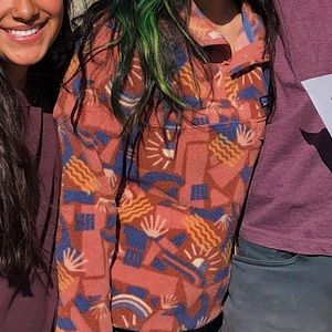 Brown pattern Patagonia Fleece